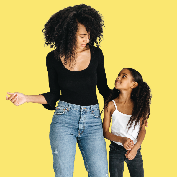 mother and daughter
