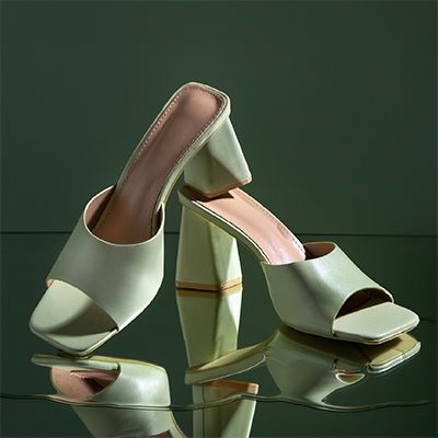 white heel shoes
